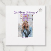 記憶の記憶を愛する記憶に年を加える フェイバータグ (裏面)