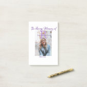 記憶の記憶を愛する記憶に年を加える ポストイット (デスク上)