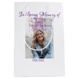 記憶の記憶を愛する記憶に年を加える ミディアムペーパーバッグ