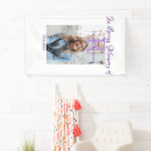 記憶の記憶を愛する記憶に年を加える 横断幕 (インサイチュ)