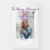 記憶の記憶を愛する記憶に年を加える 横断幕 (縦)