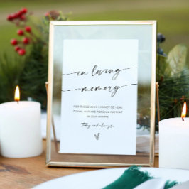 記憶を愛するミニマ結婚リスト ポスター