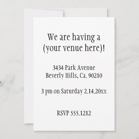 記憶を愛する中で犬のタグ 招待状 (裏面)