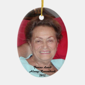 記憶オーナメント-楕円形 セラミックオーナメント