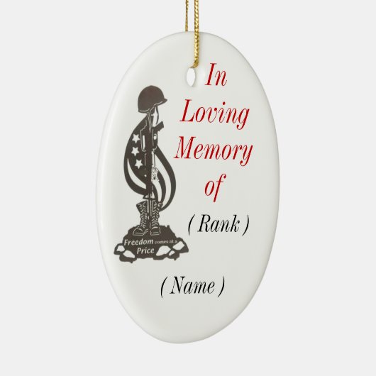 記憶クリスマスのオーナメント セラミックオーナメント (右)