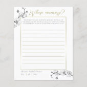 記憶ゲエレガントームを持つ蘭ブライダルシャワー (正面)