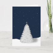 記憶スターズインザスカイホリデーグリーティングカード シーズンカード (正面)