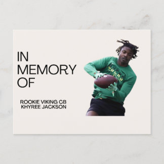 記憶バイキングルーキーCBカイリージャクソン ポストカード
