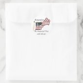 記憶メモリアルデー ラウンドシール (バッグ)