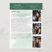 記憶ユーカリ植樹の死亡記事を愛して プログラム (裏面)