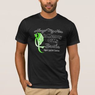記憶兄弟-リンパ腫の私の常に英雄 Tシャツ