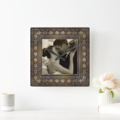 記憶光結婚時計 スクエア壁時計 (ホーム)