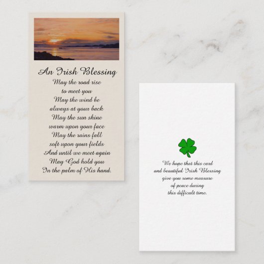 記憶写真共感カード 名刺 (正面/裏面)