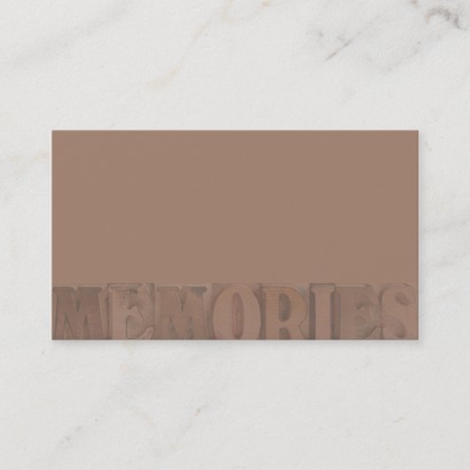 記憶名刺 名刺 (正面)