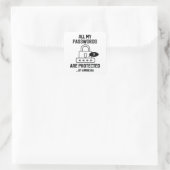 記憶喪失パスワード スクエアシール (バッグ)