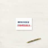 記憶喪失統一された州 ポストイット (デスク上)