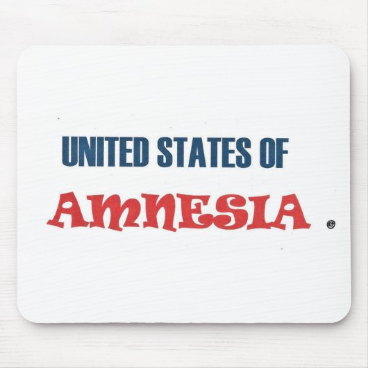 記憶喪失統一された州 マウスパッド (正面)