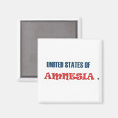 記憶喪失統一された州 マグネット (正面/裏面)