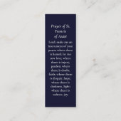 記憶悔やみや弔慰絵を描(鳥)ショウジョウコウカンチョウ祈りの言葉 コーリングカード (裏面)