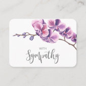 記憶悔やみや弔慰記念天使記念記念品 名刺 (正面)