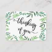 記憶悔やみや弔慰記念天使記念記念品 名刺 (正面)