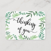 記憶悔やみや弔慰記念天使記念記念品 名刺 (裏面)