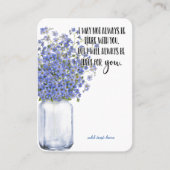 記憶悔やみや弔慰記念天使記念記念品 名刺 (正面)