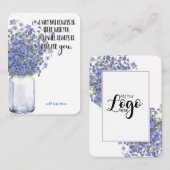 記憶悔やみや弔慰記念天使記念記念品 名刺 (正面/裏面)