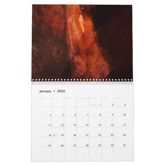 記憶抽象芸術のデジタル芸術のカレンダーの層 カレンダー (1月 2026)