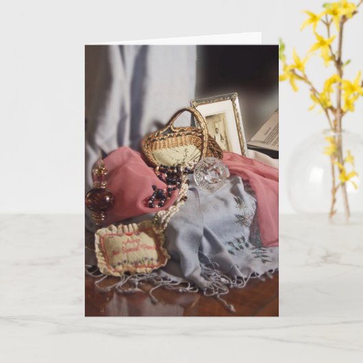 記憶特別な人々 カード (黄色い花)