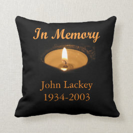 記憶白熱［赤熱］光を放つな蝋燭 クッション