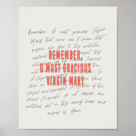 記憶祈りの言葉ポスター ポスター