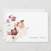 記憶秋観葉葬礼 サンキューカード (正面)