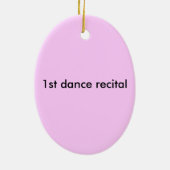 記憶第1ダンスの演奏会 セラミックオーナメント (裏面)