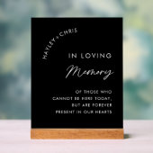 記憶結婚を愛する黒人 アクリルサイン (ニュートラル)