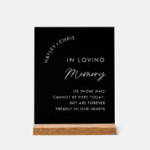 記憶結婚を愛する黒人 アクリルサイン (正面)