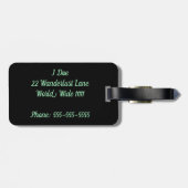 記憶荷物のラベルの収集 ラゲッジタグ (裏面横)