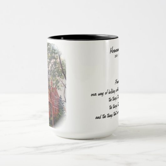 記憶詩が付いているHormannの城のマグ マグカップ (中央)