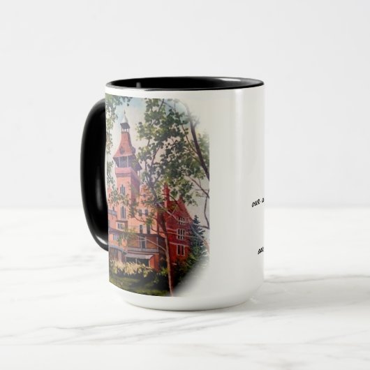 記憶詩が付いているHormannの城のマグ マグカップ (正面左)