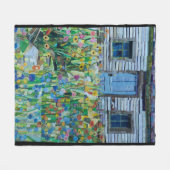 記憶 フリースブランケット (正面(横))