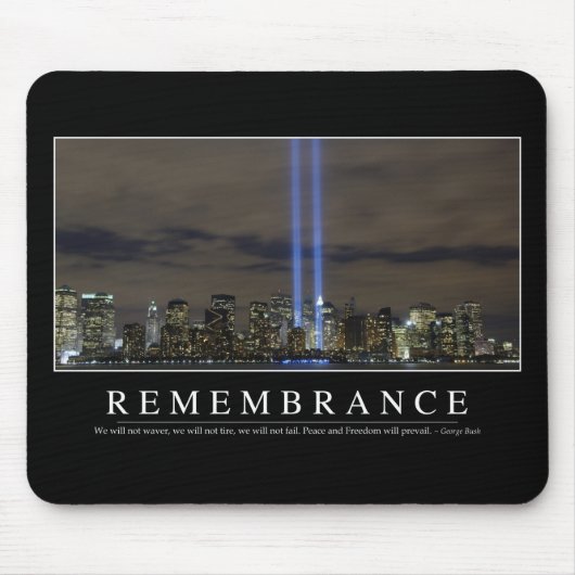 記憶:感動的引用文 マウスパッド (正面)