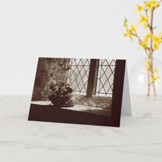 記憶 |感動的 | カード (黄色い花)