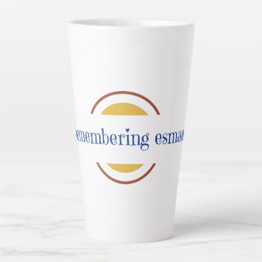 記憶esmaeラテmag カフェラテマグ (正面)