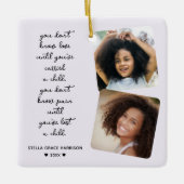 記憶Keepsake Loss Of Child Photos セラミックオーナメント (正面)