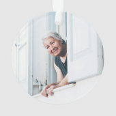 記素朴念写真焼き オーナメント (裏面)