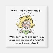 記者おもしろいが攻撃したとき マグネット (正面)