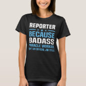記者 Tシャツ (正面)
