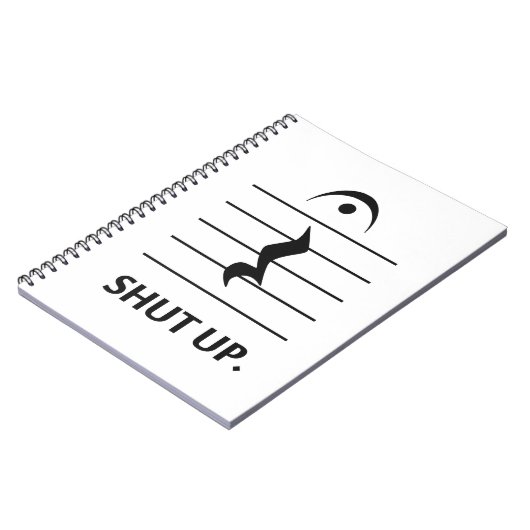 記譜法によって締めて下さい ノートブック (左側)