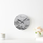 記述からの捕鯨のアメリカインディアン方法、 ラウンド壁時計 (ホーム)