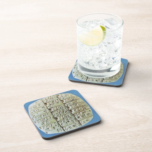 記述は楔形の原稿、c.2400と紀元前に台に置きます(t コースター (右側)